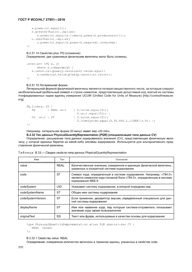 ГОСТ Р ИСО/HL7 27951-2016