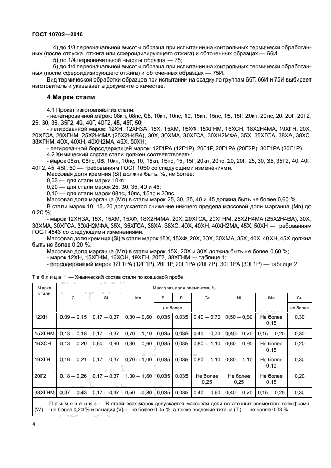 ГОСТ 10702-2016