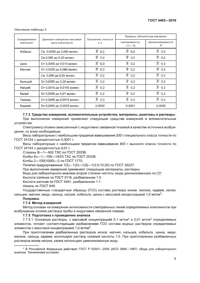 ГОСТ 4465-2016