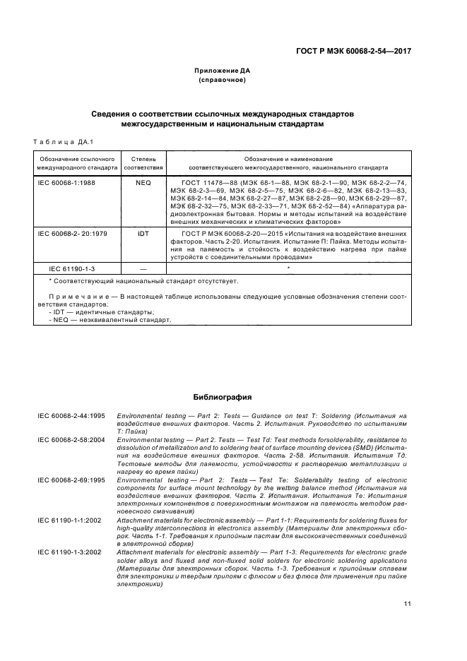 ГОСТ Р МЭК 60068-2-54-2017