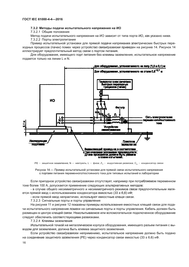 ГОСТ IEC 61000-4-4-2016