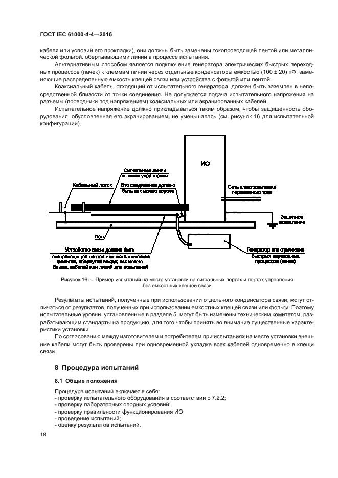 ГОСТ IEC 61000-4-4-2016