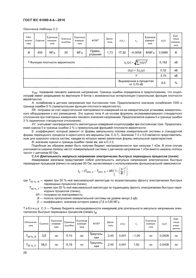 ГОСТ IEC 61000-4-4-2016