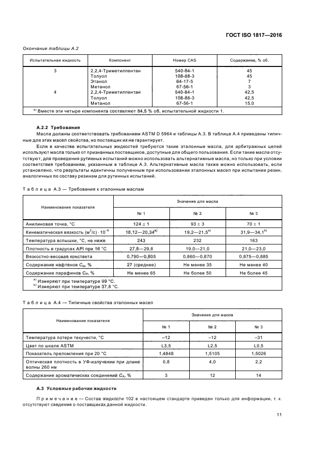 ГОСТ ISO 1817-2016