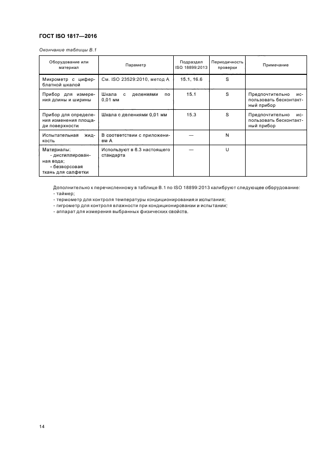 ГОСТ ISO 1817-2016