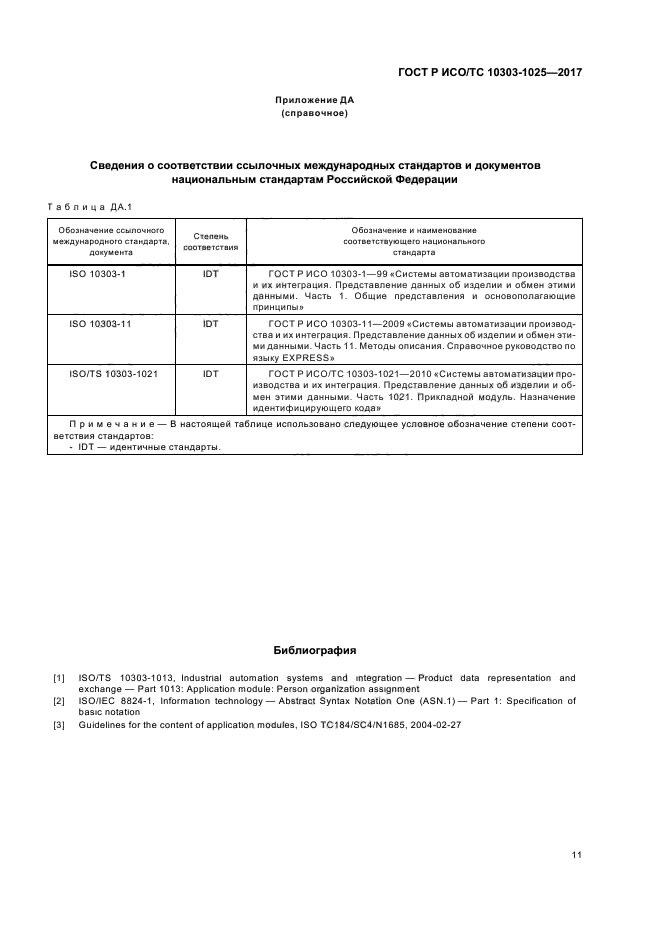 ГОСТ Р ИСО/ТС 10303-1025-2017