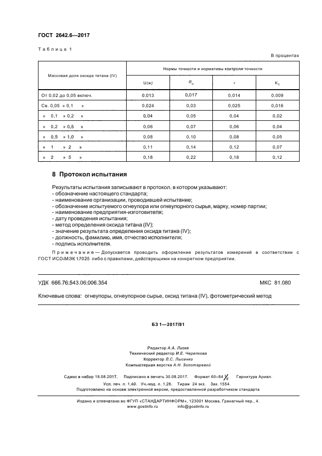 ГОСТ 2642.6-2017