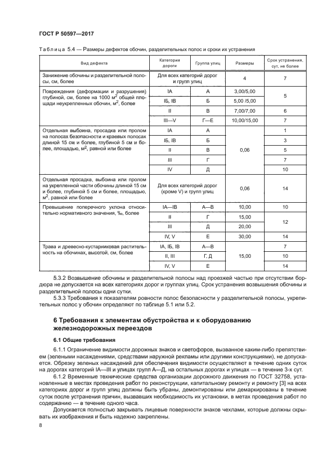 ГОСТ Р 50597-2017