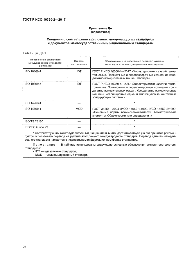 ГОСТ Р ИСО 10360-2-2017
