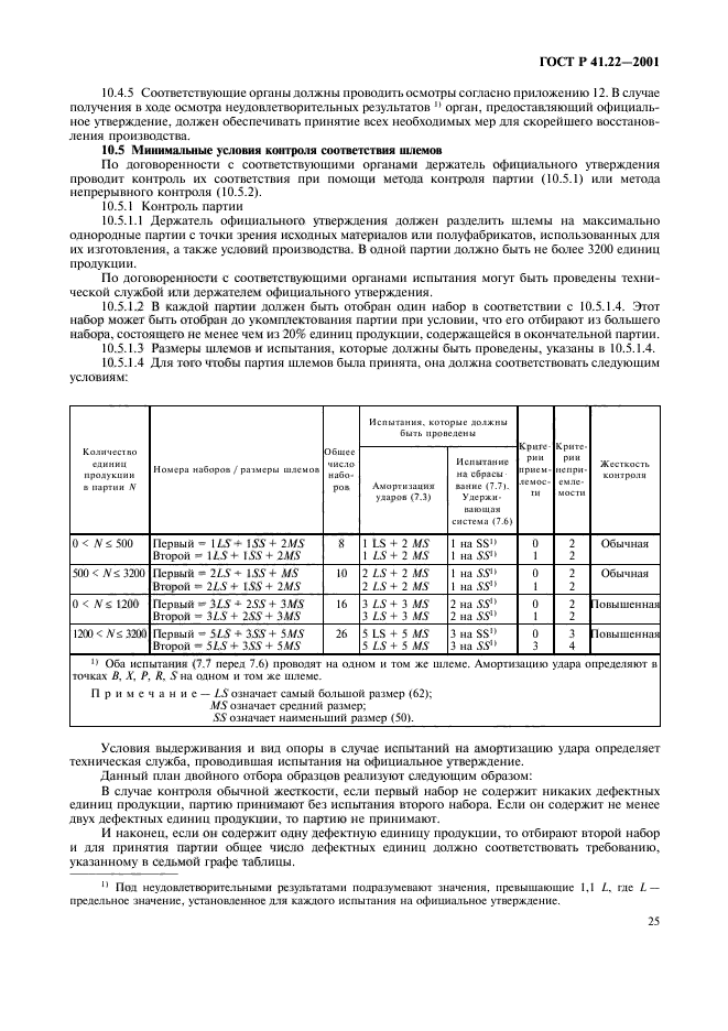 ГОСТ Р 41.22-2001