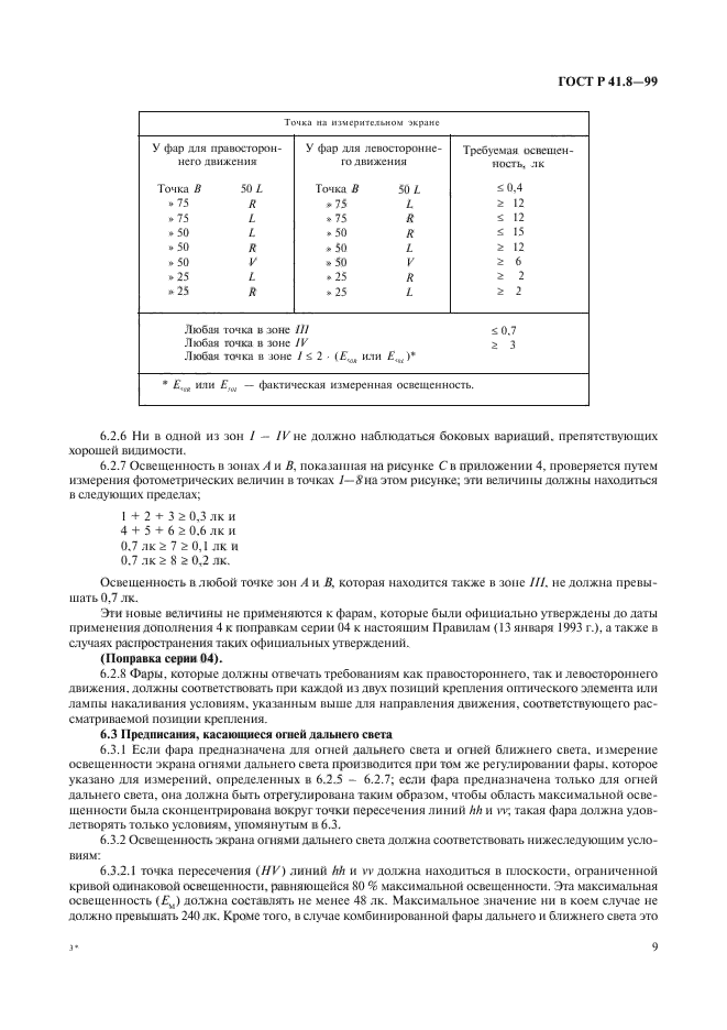 ГОСТ Р 41.8-99