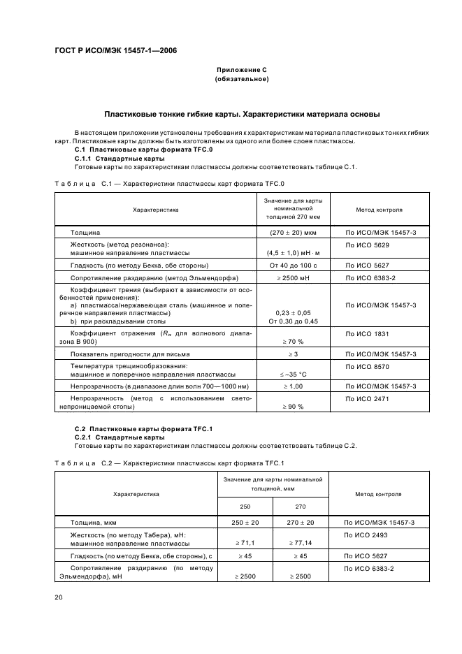 ГОСТ Р ИСО/МЭК 15457-1-2006