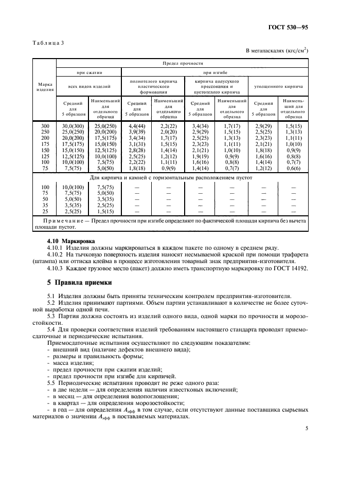 ГОСТ 530-95