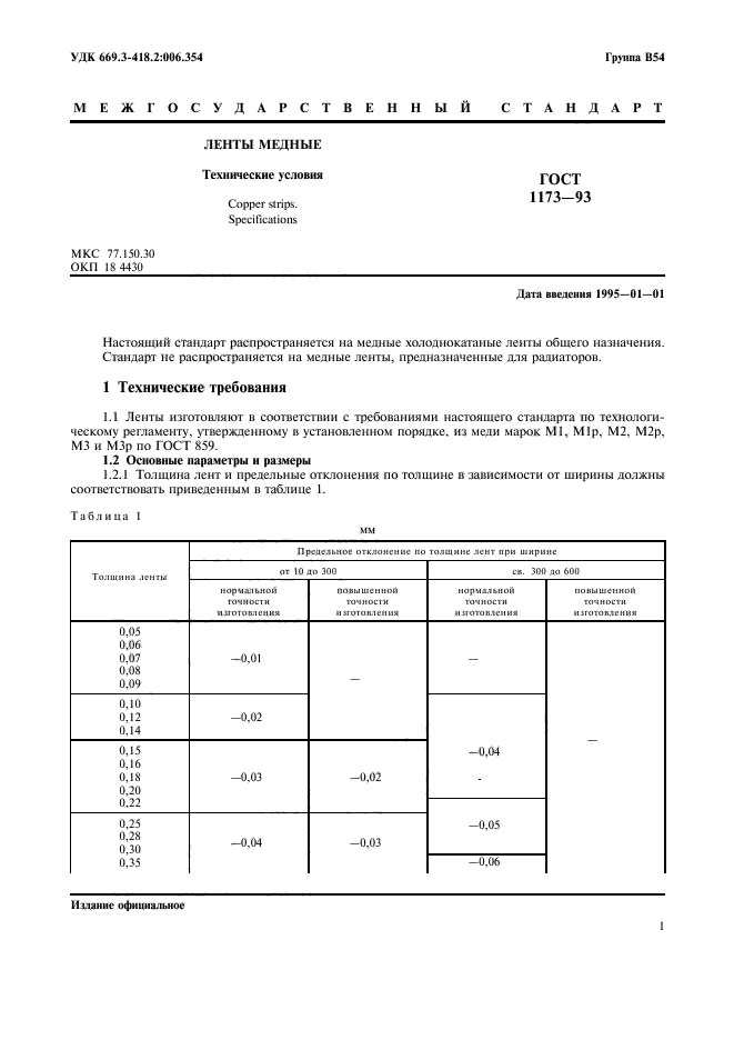 ГОСТ 1173-93