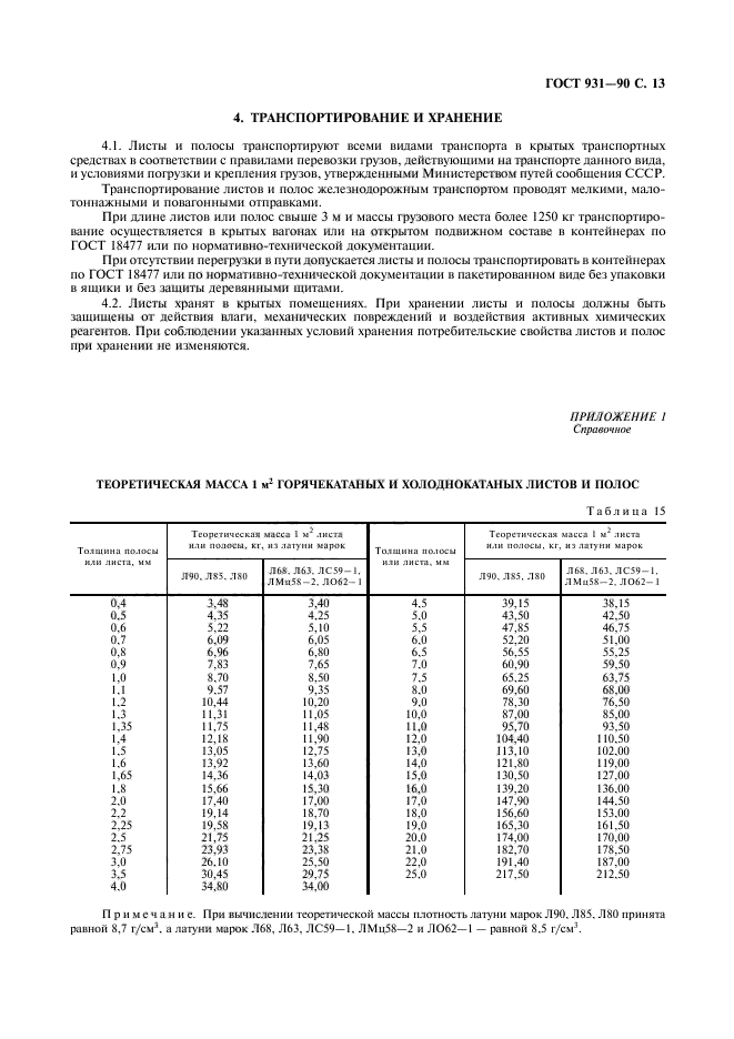 ГОСТ 931-90