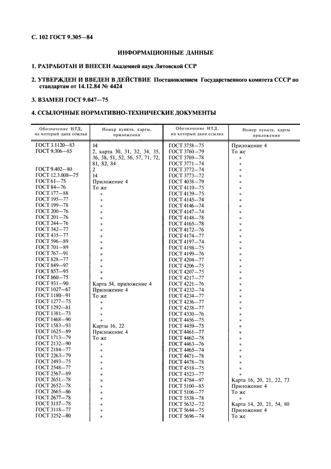 ГОСТ 9.305-84