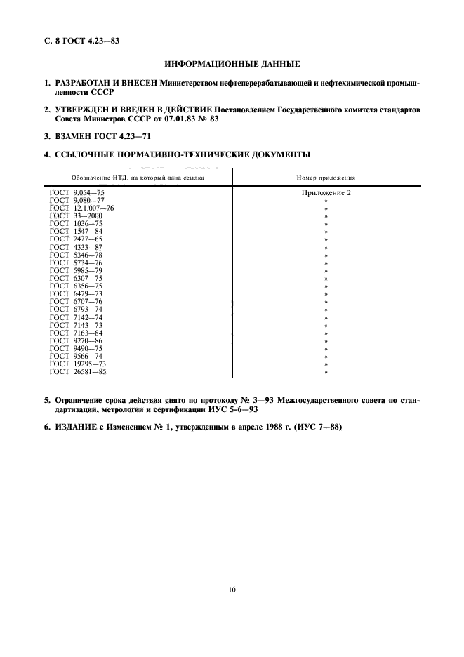 ГОСТ 4.23-83