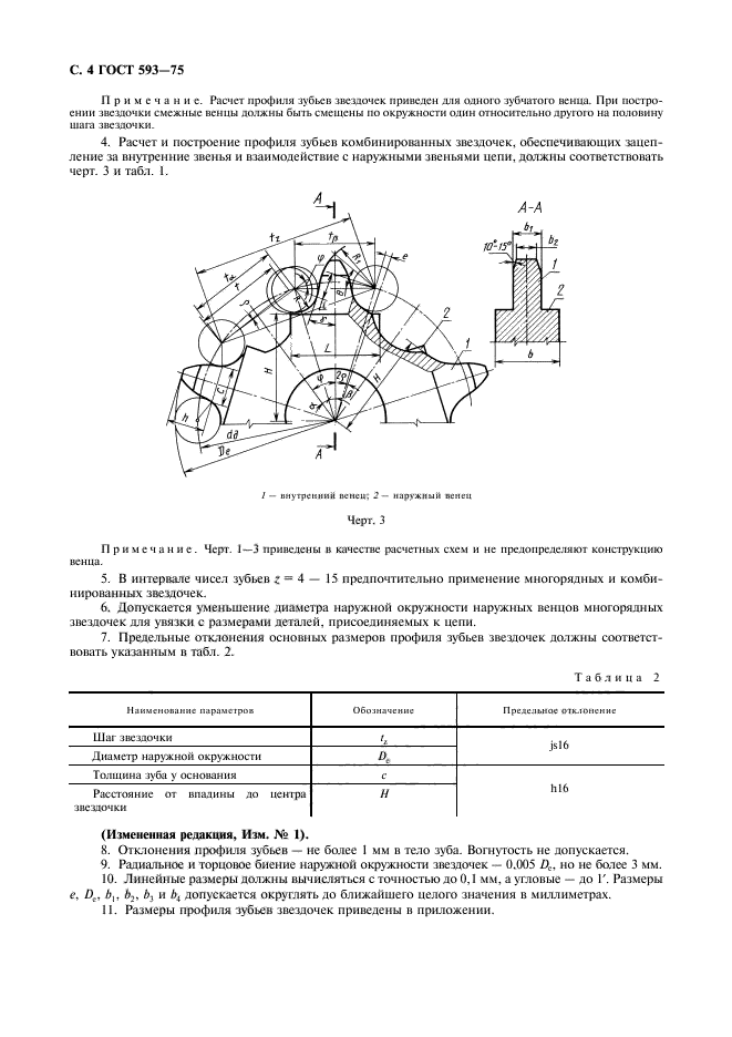 ГОСТ 593-75