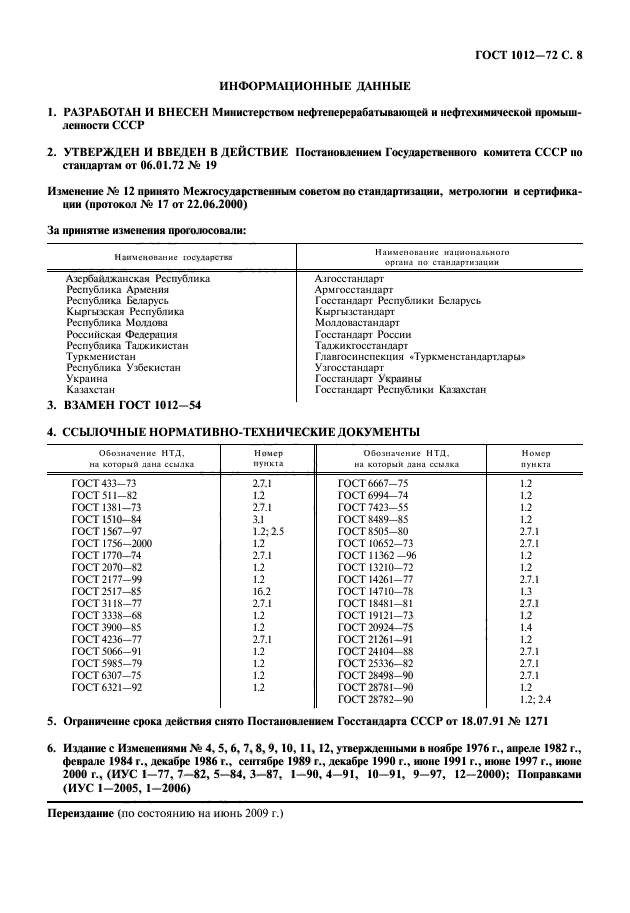 ГОСТ 1012-72