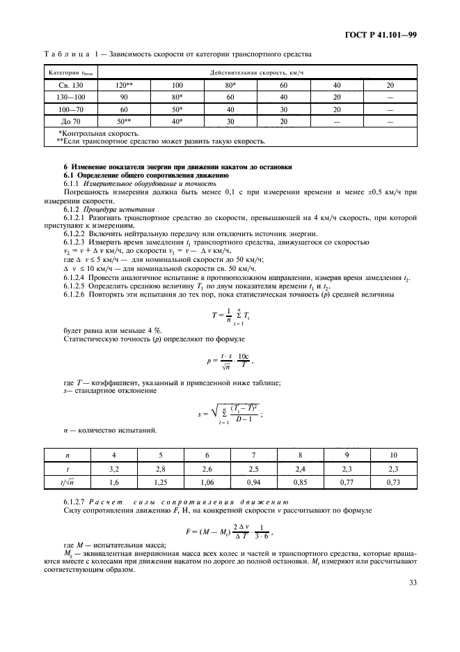 ГОСТ Р 41.101-99