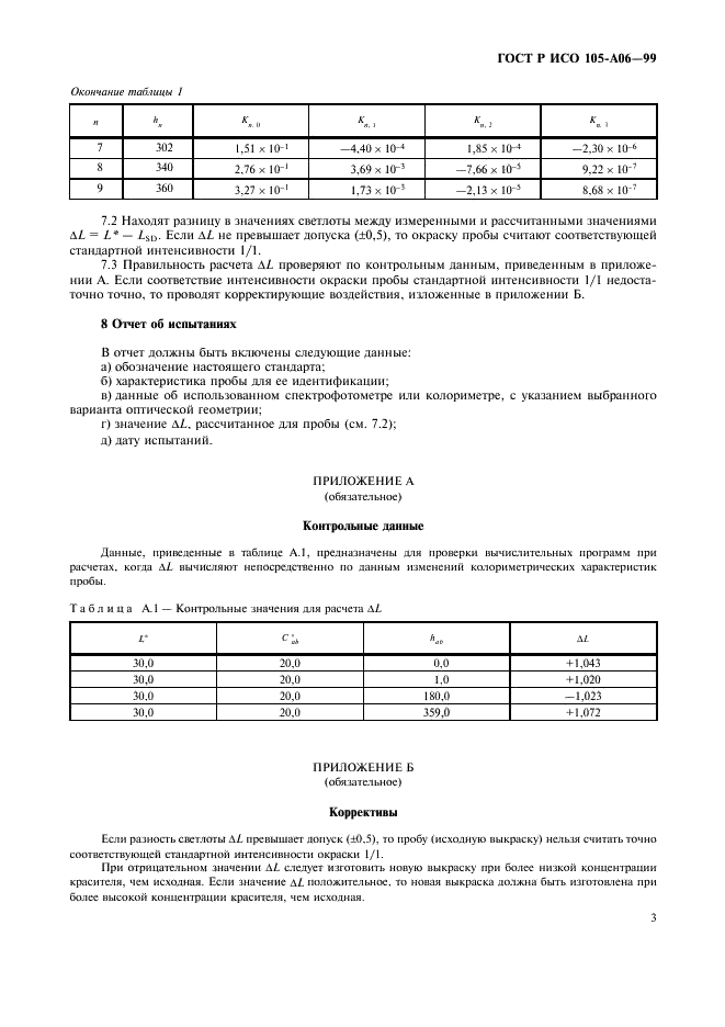 ГОСТ Р ИСО 105-A06-99