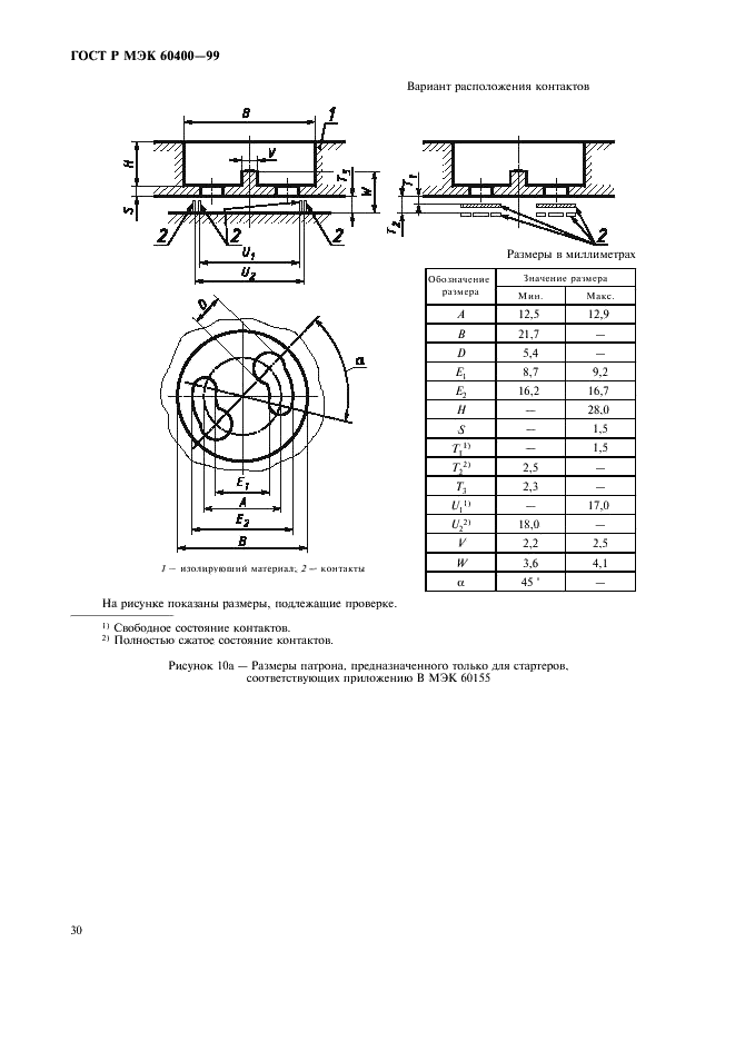 ГОСТ Р МЭК 60400-99