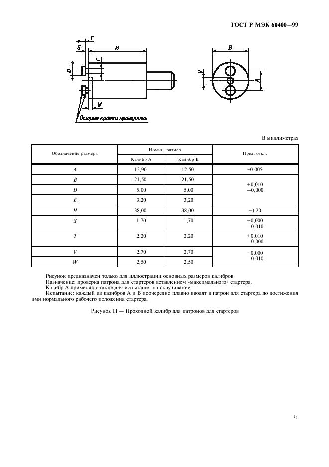 ГОСТ Р МЭК 60400-99