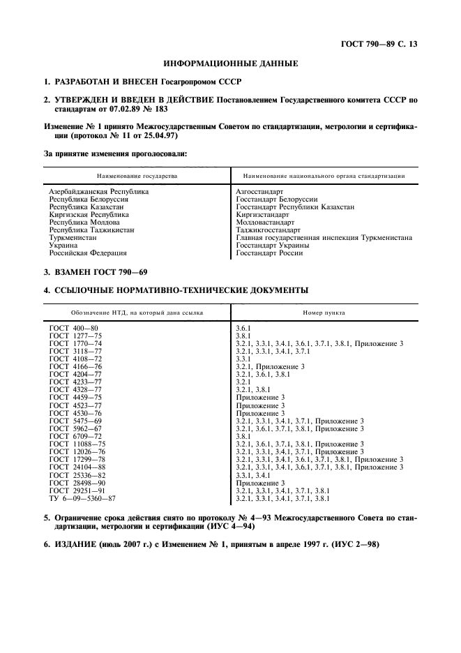 ГОСТ 790-89