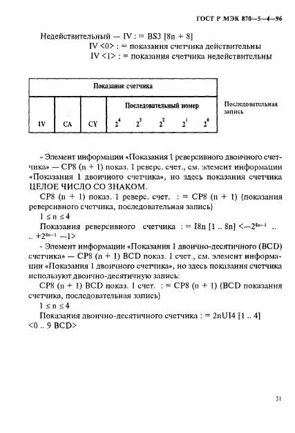 ГОСТ Р МЭК 870-5-4-96