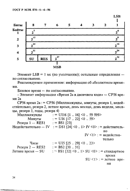 ГОСТ Р МЭК 870-5-4-96