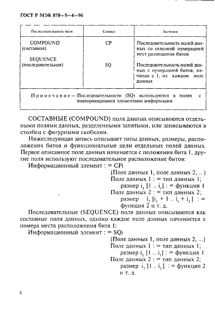 ГОСТ Р МЭК 870-5-4-96