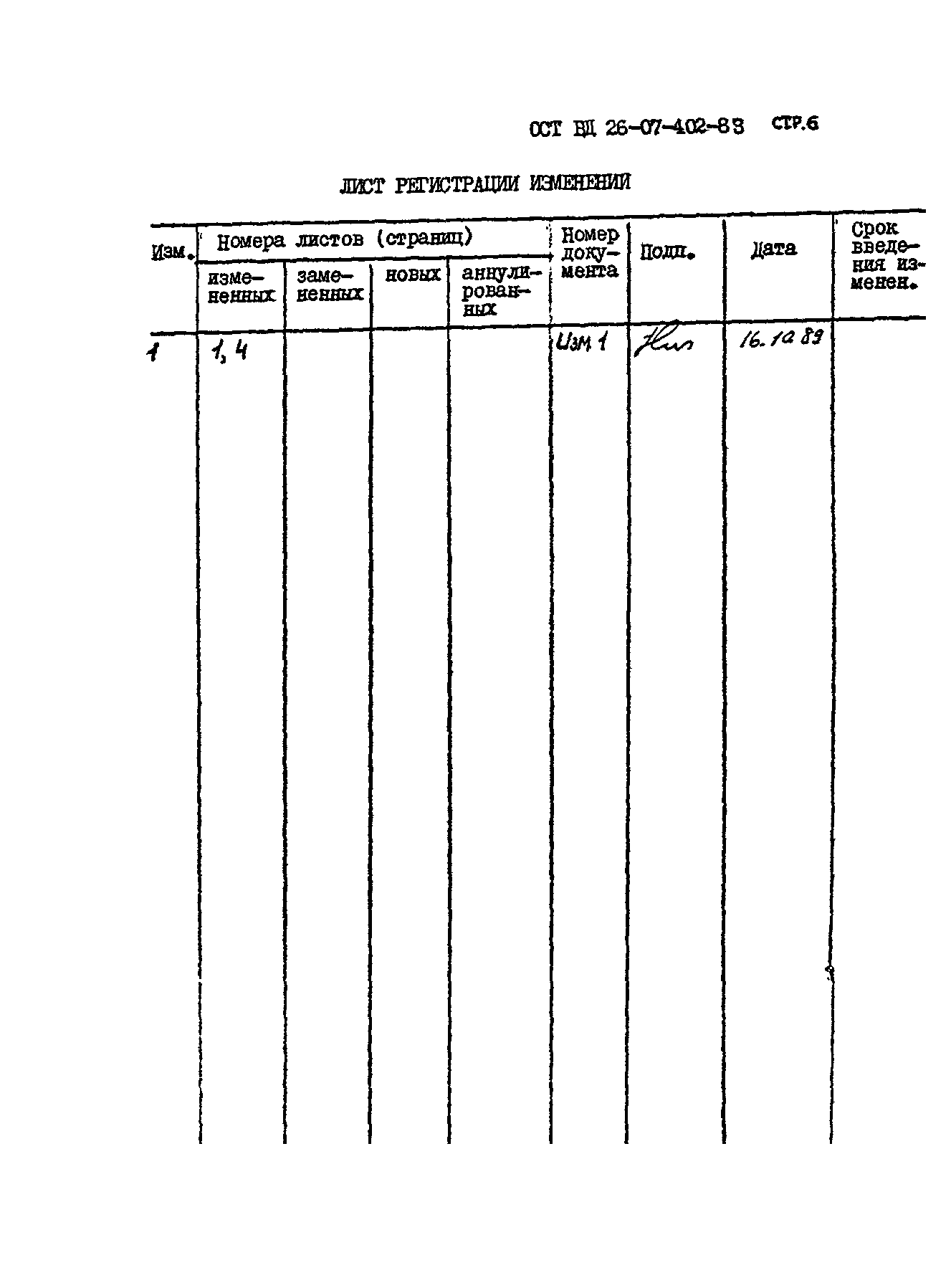 № ОСТ ВД 26-07-402-83