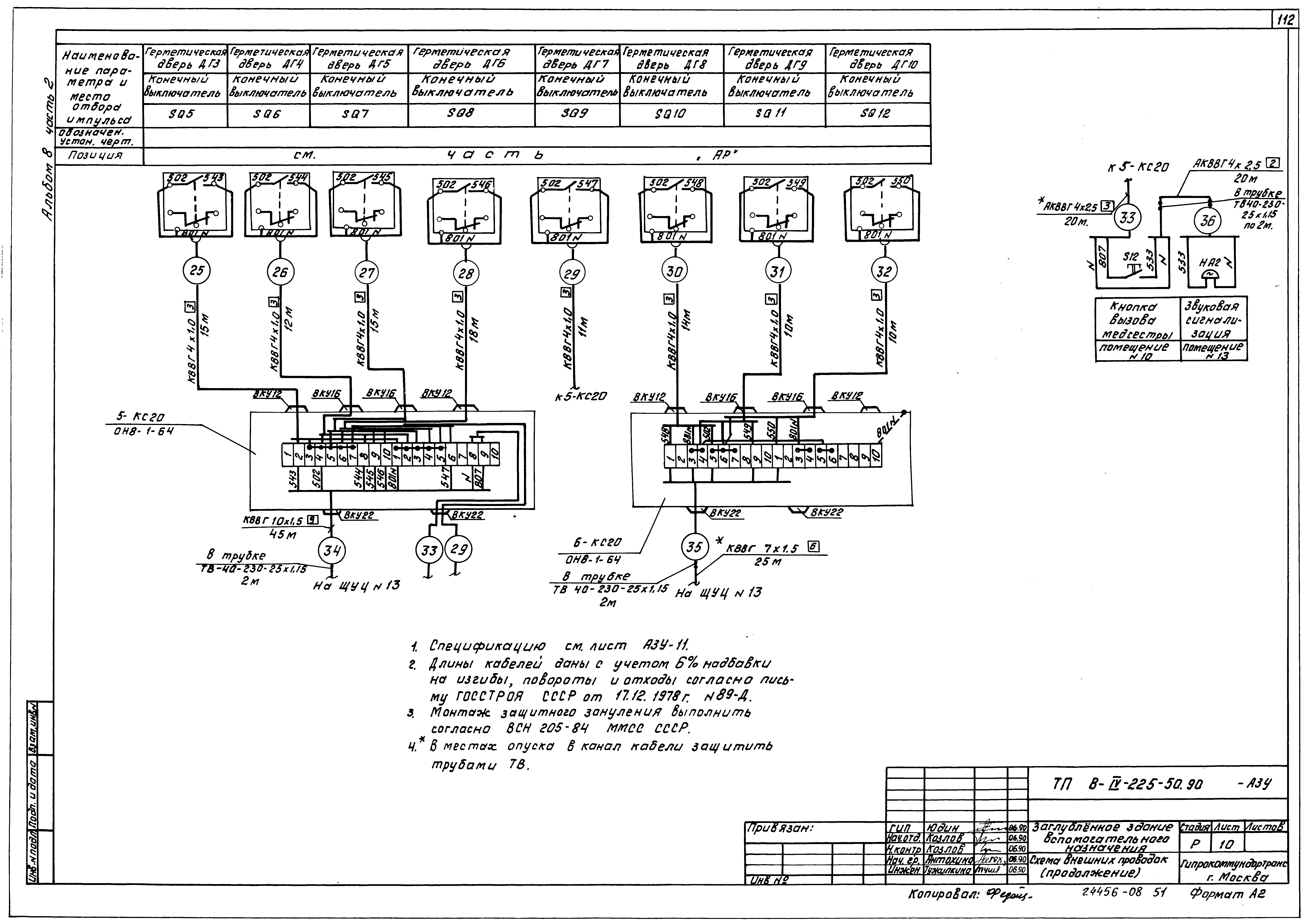 Типовой проект В-IV-225-50.90