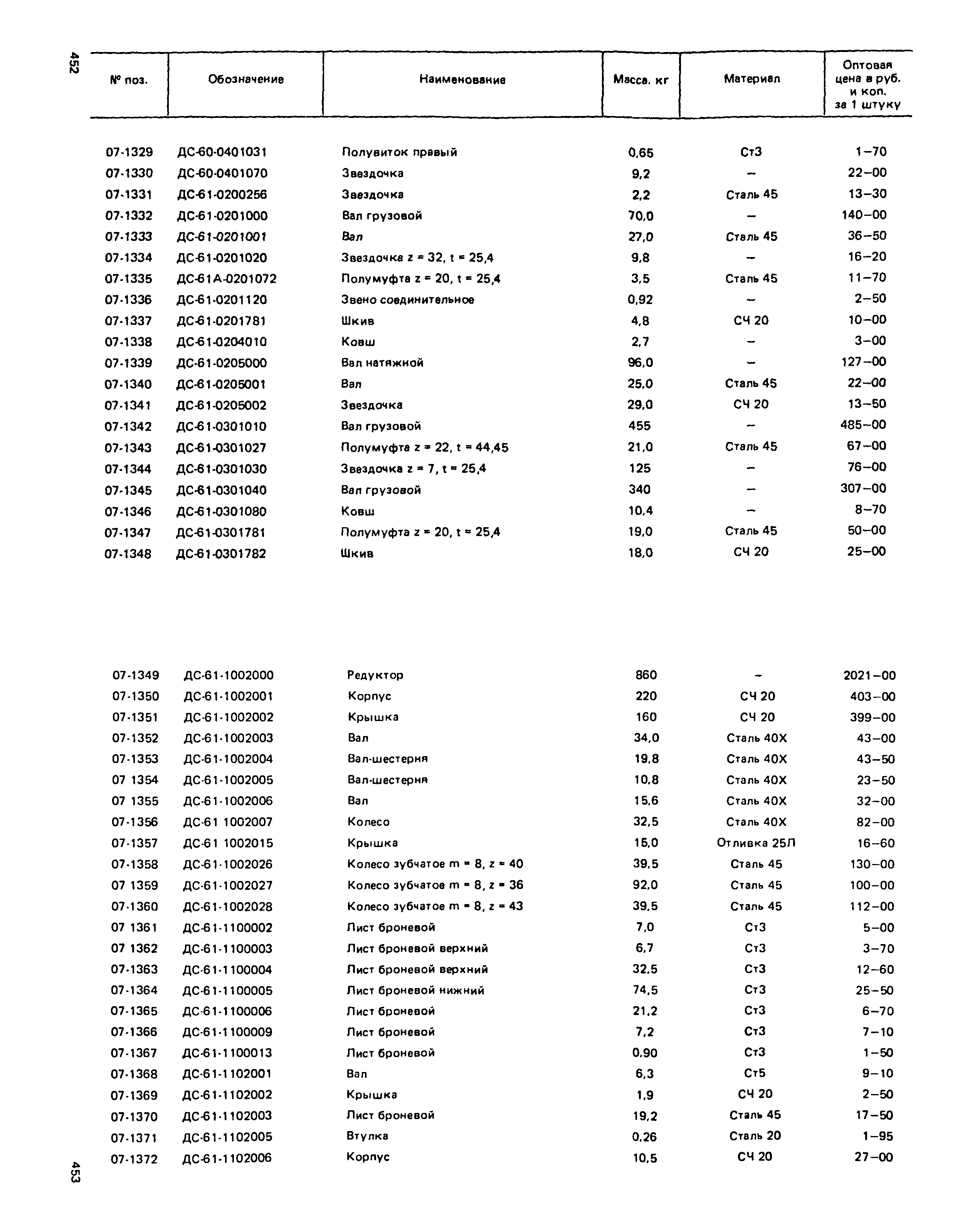 Прейскурант 27-01-49