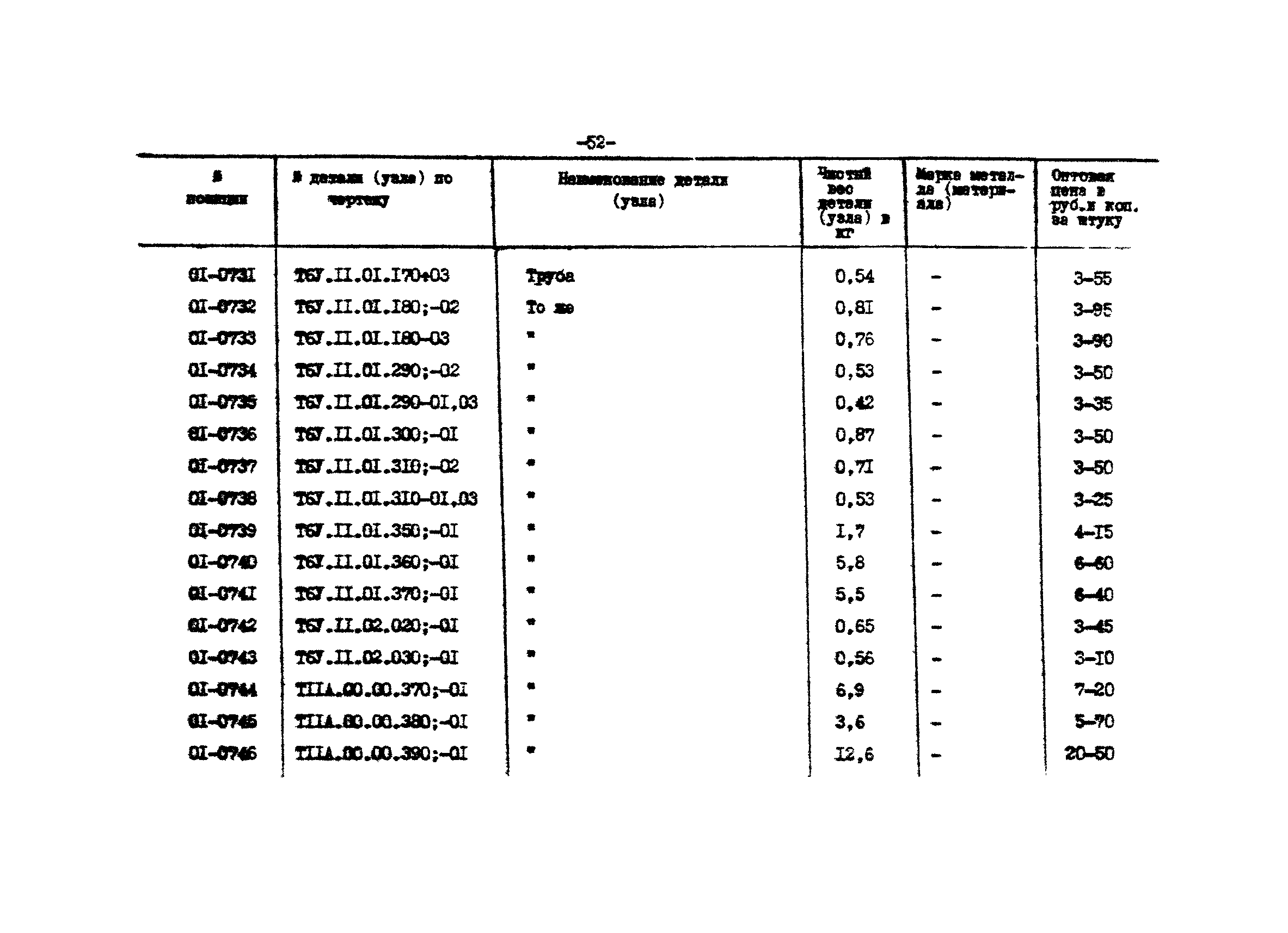 Прейскурант 27-01-44