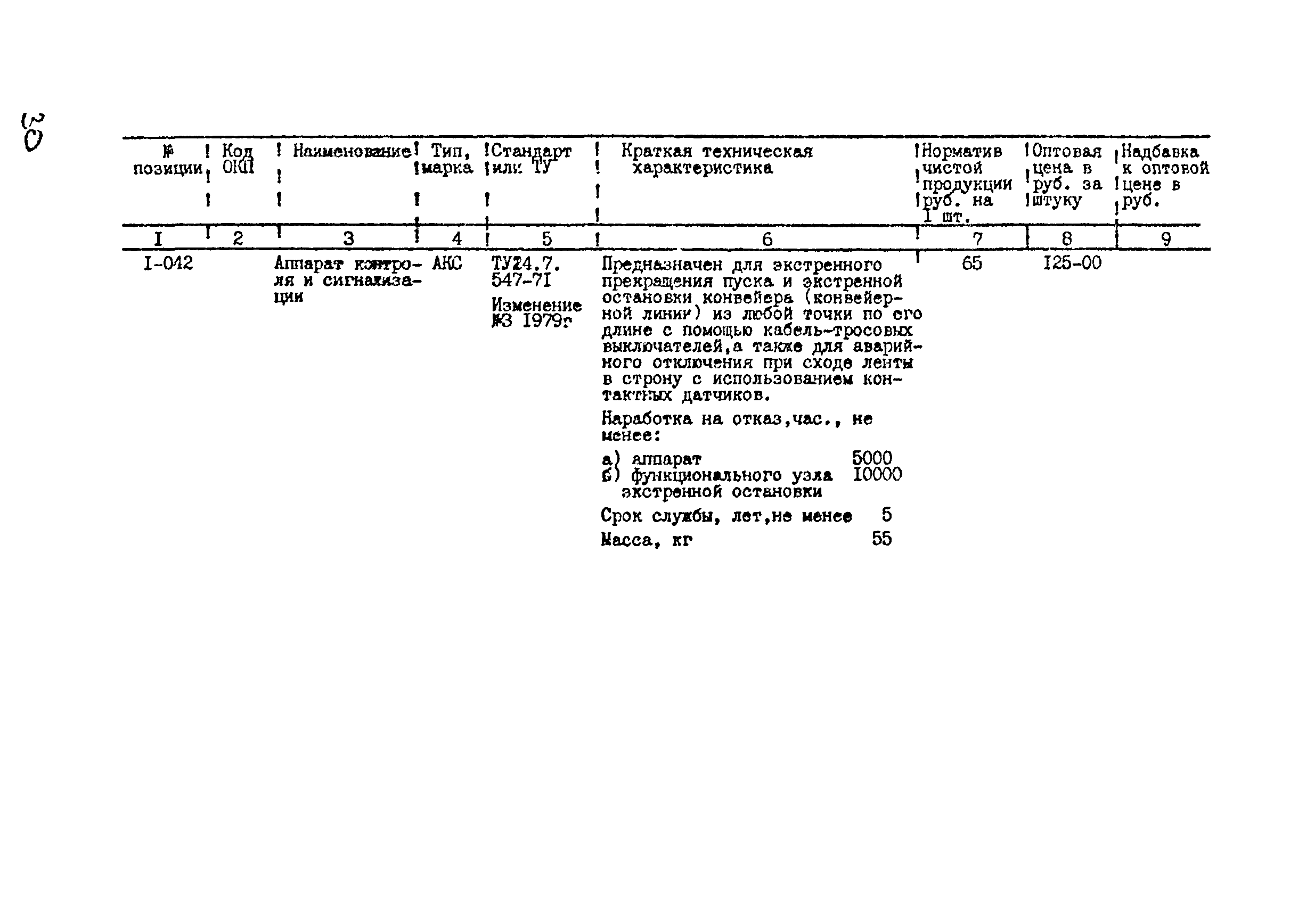 Прейскурант 24-18-44