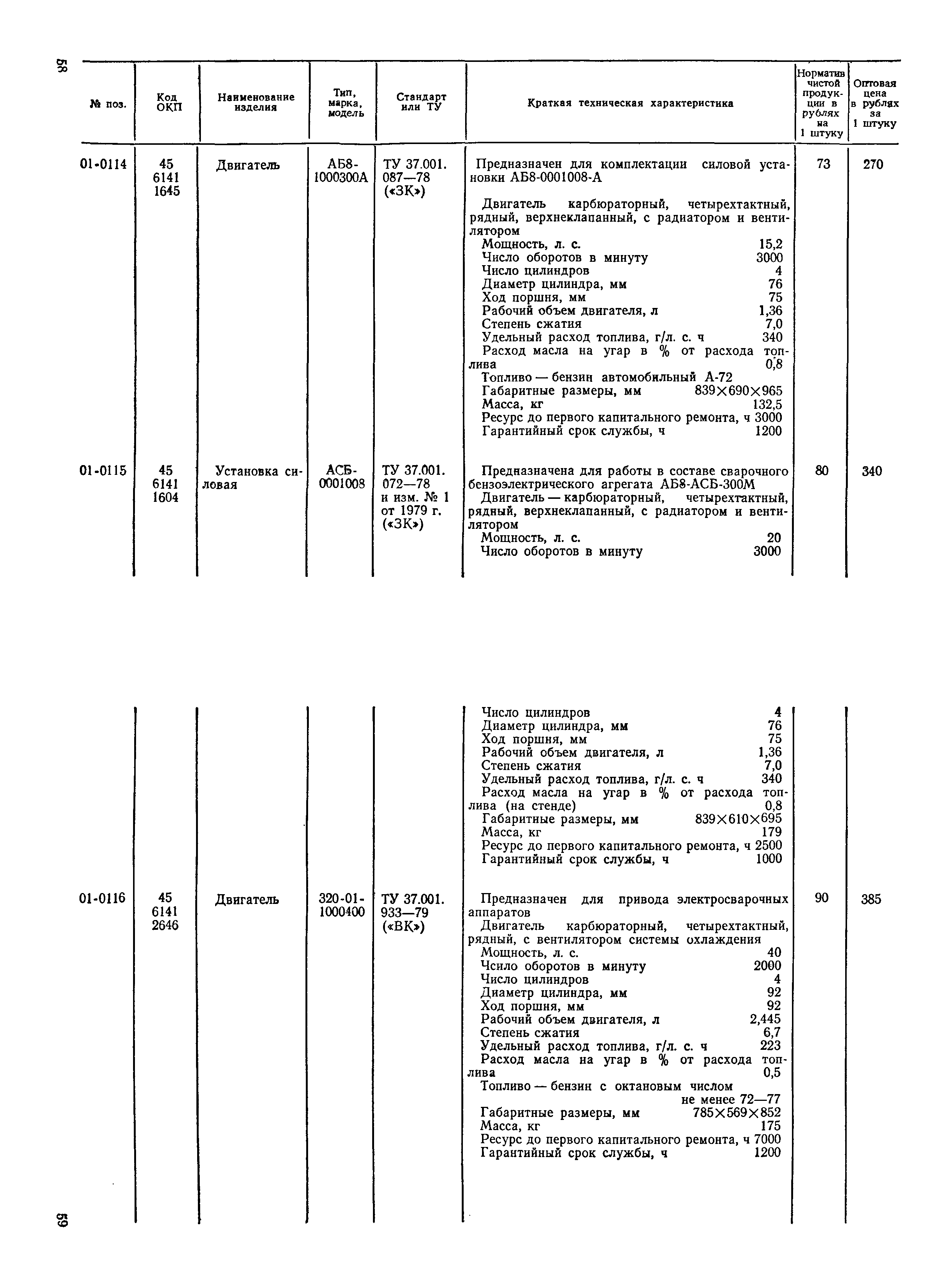 Прейскурант 27-07