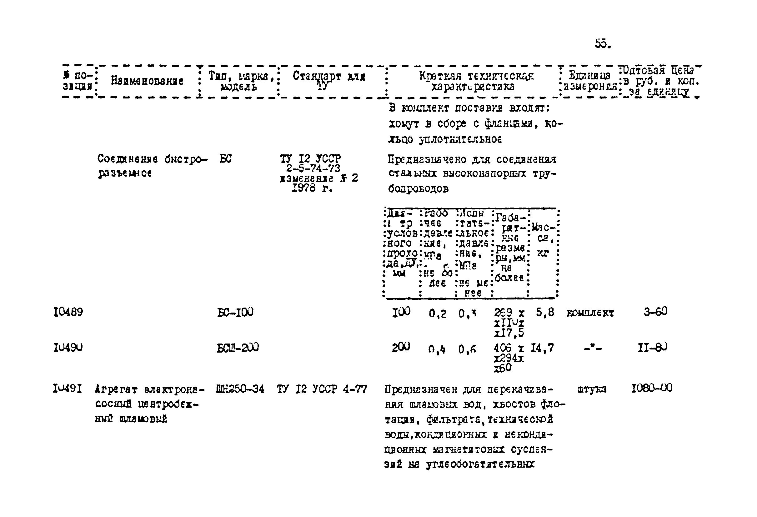 Прейскурант 24-18-44-02