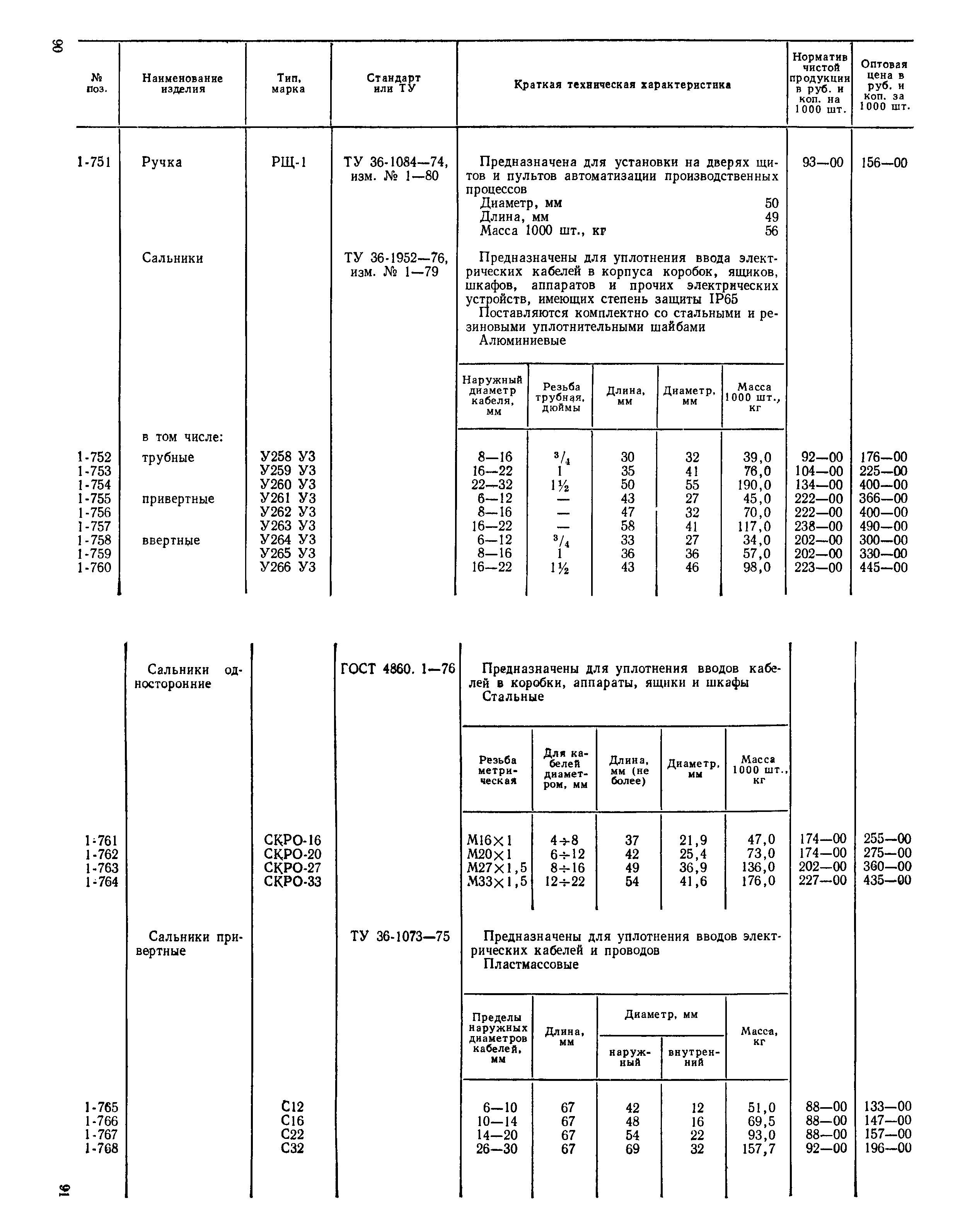 Прейскурант 24-05