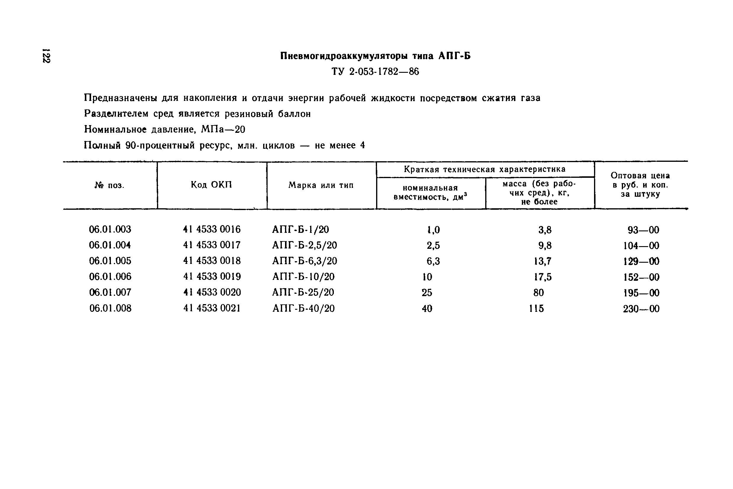 Прейскурант 18-08-38