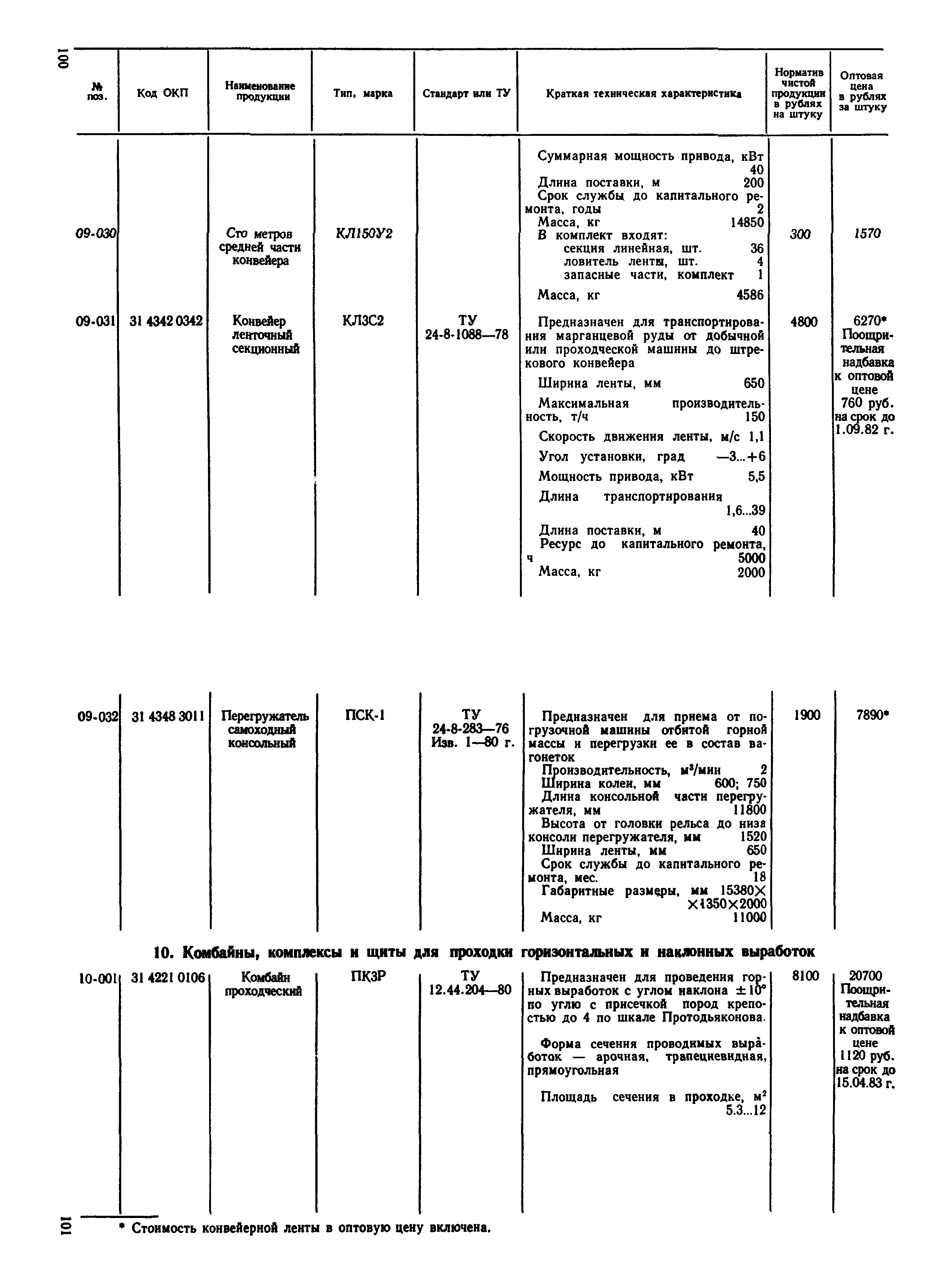 Прейскурант 19-02