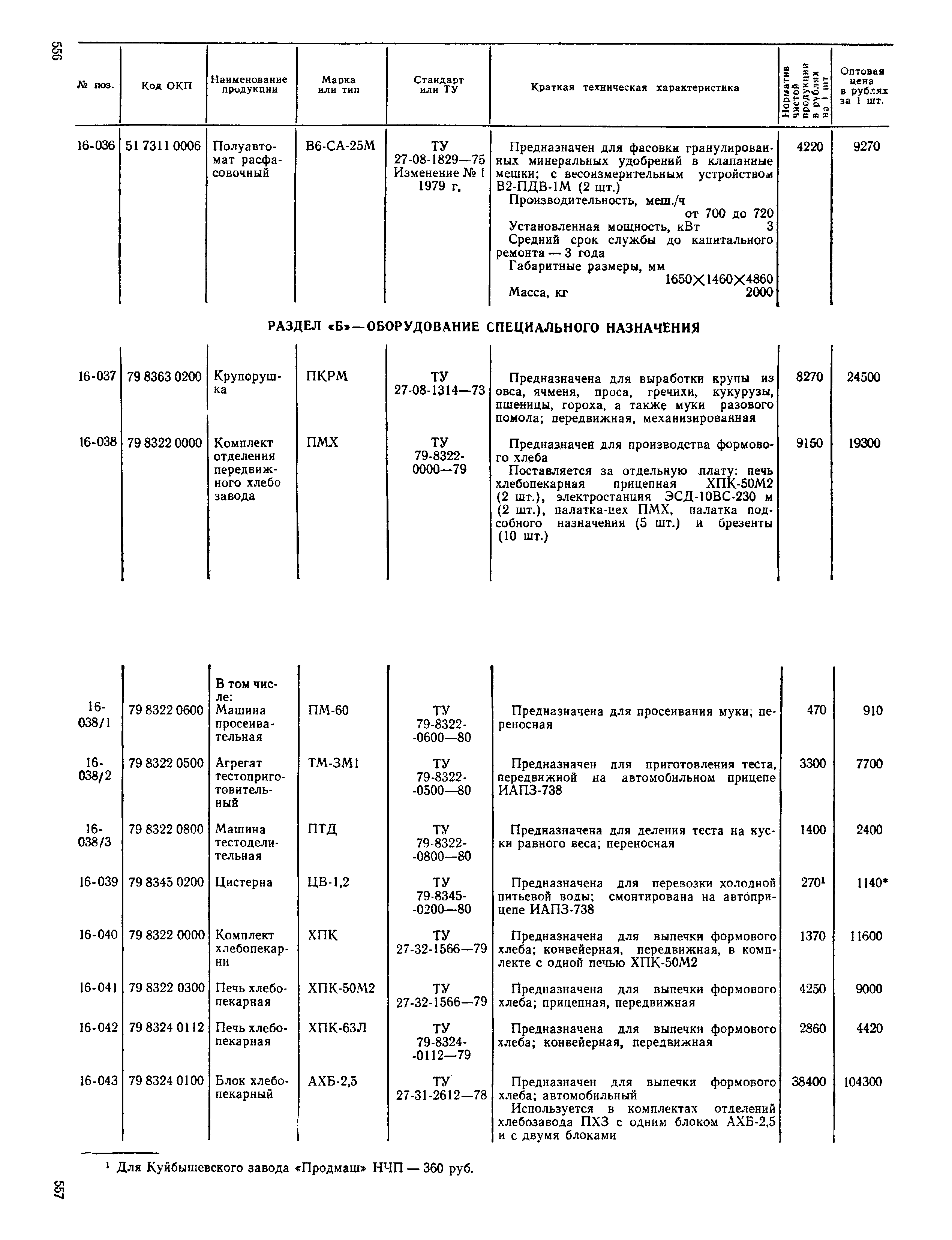 Прейскурант 24-03