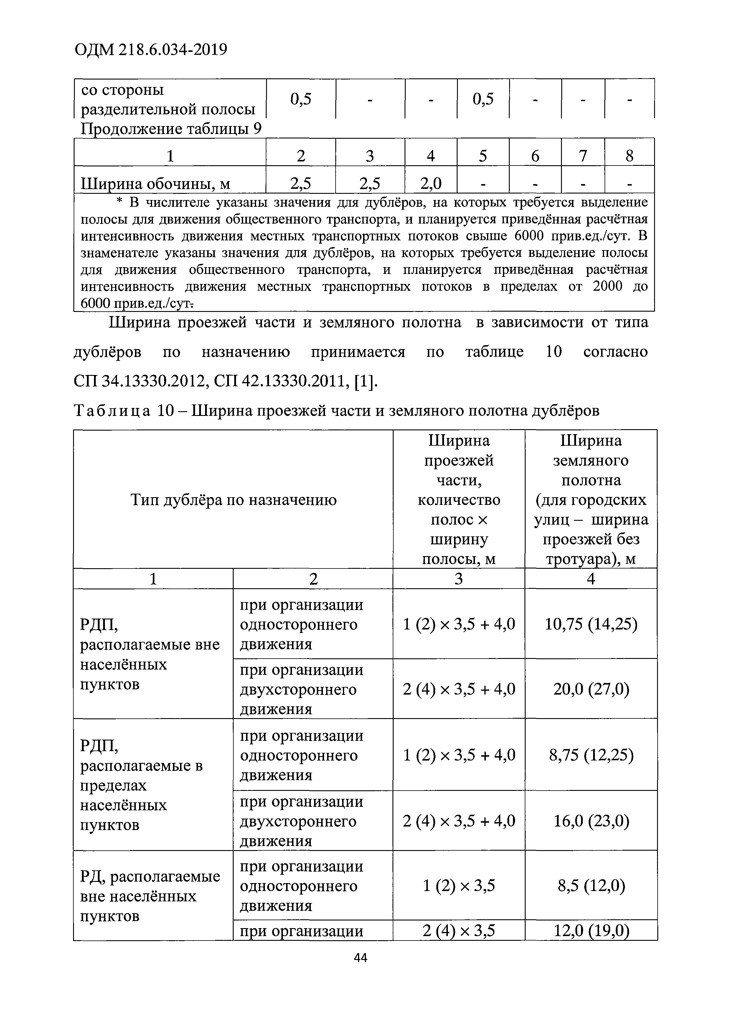 ОДМ 218.6.034-2019