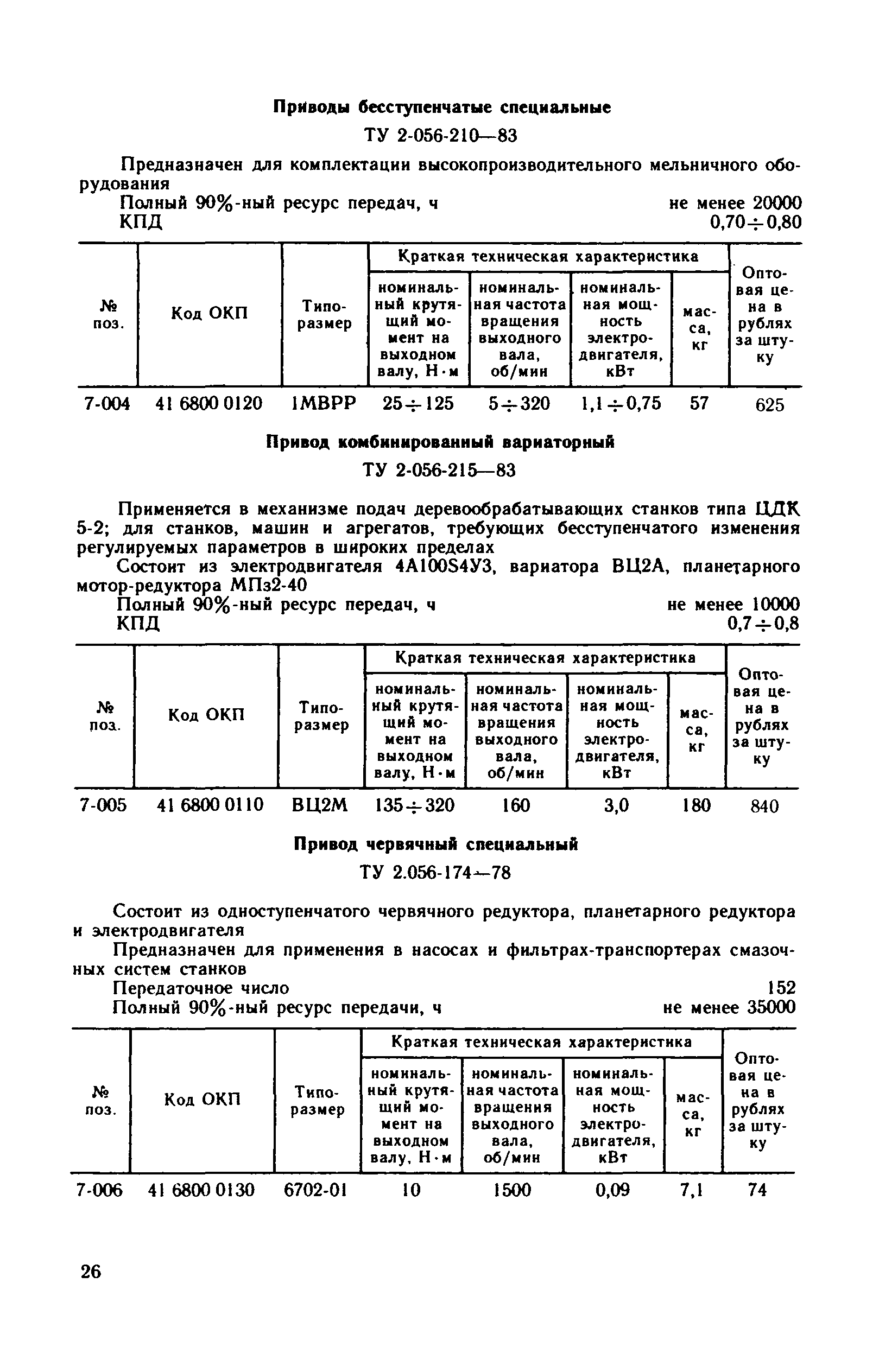 Прейскурант 19-08