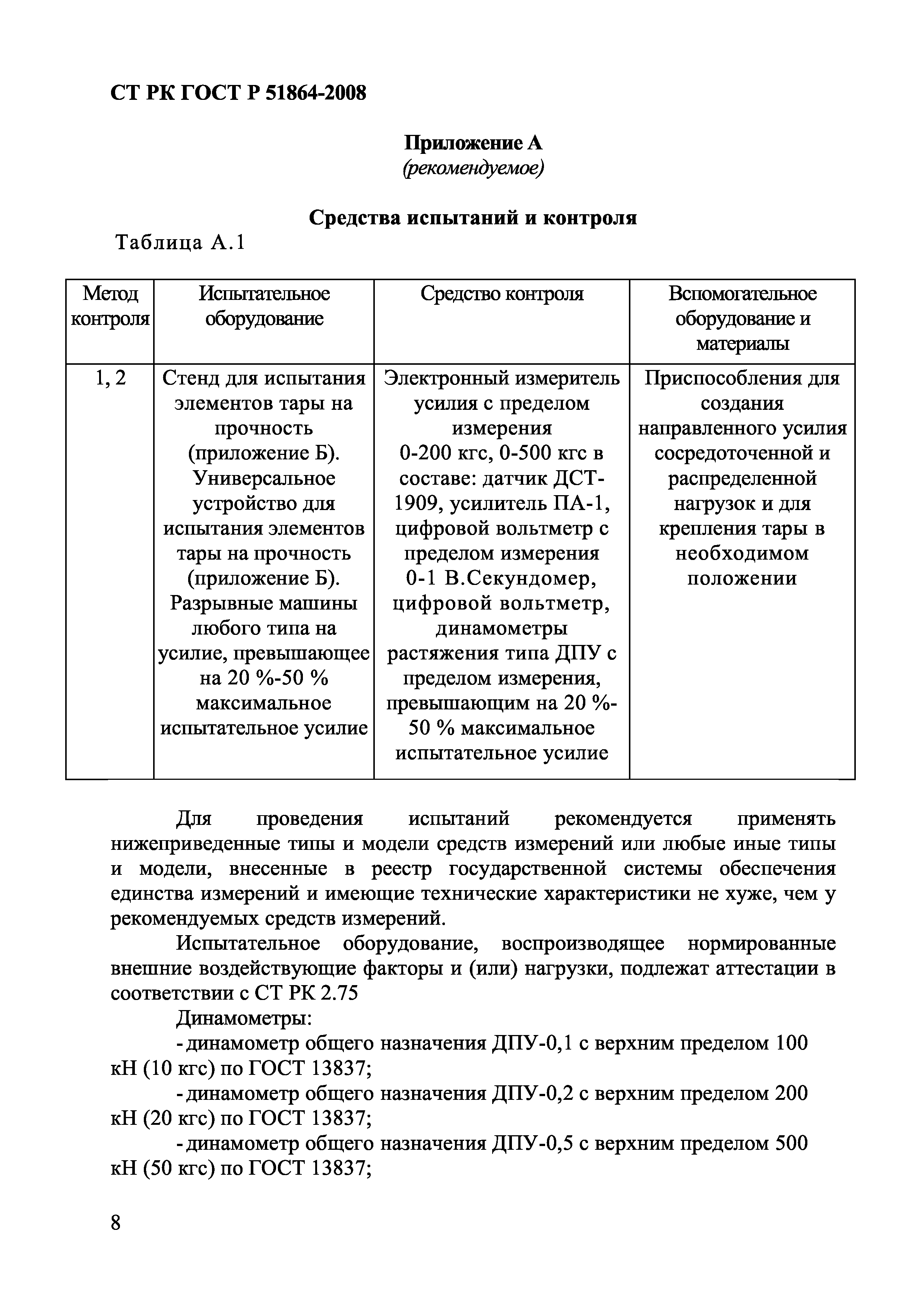 СТ РК ГОСТ Р 51864-2008