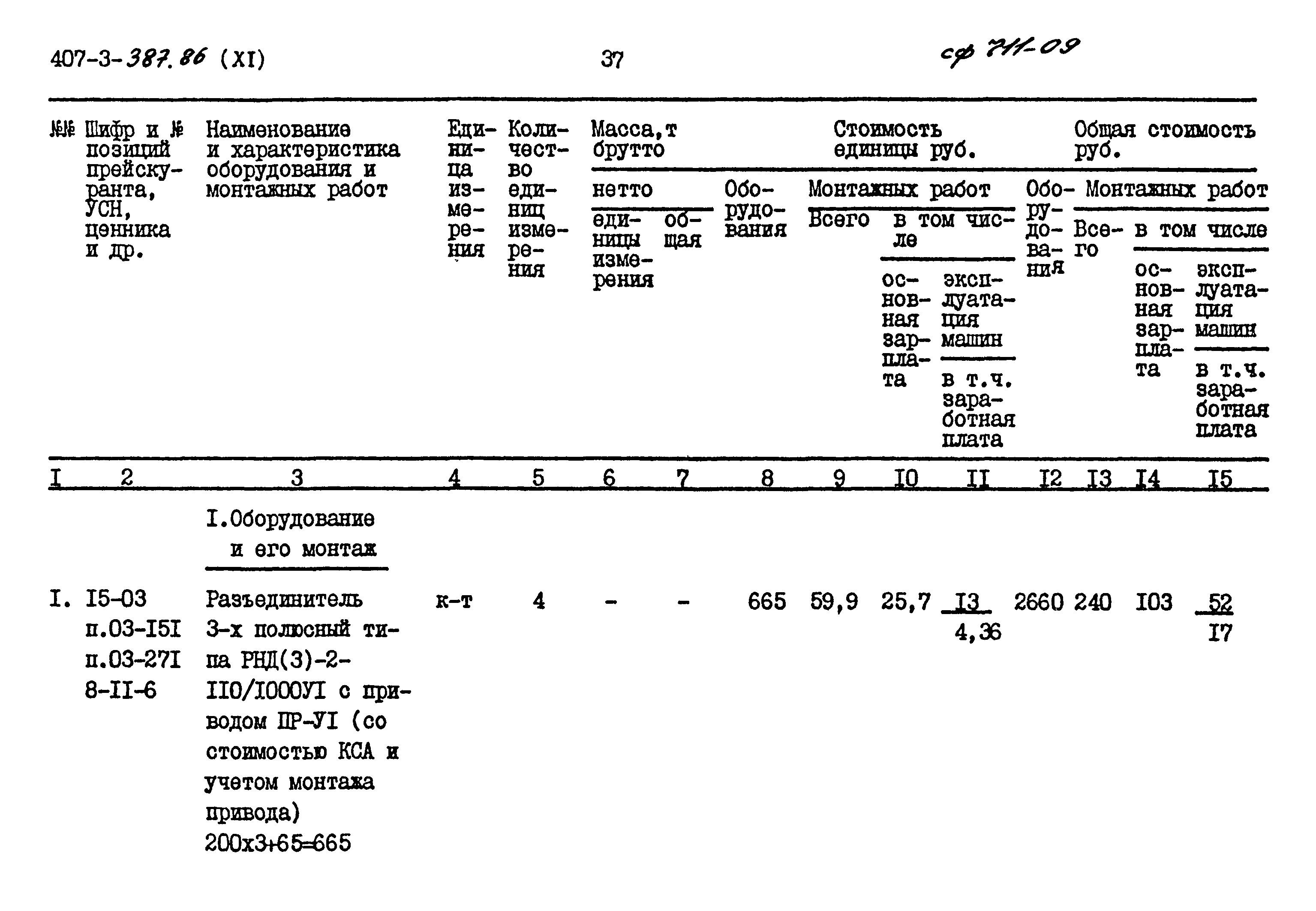 Типовой проект 407-3-387.86