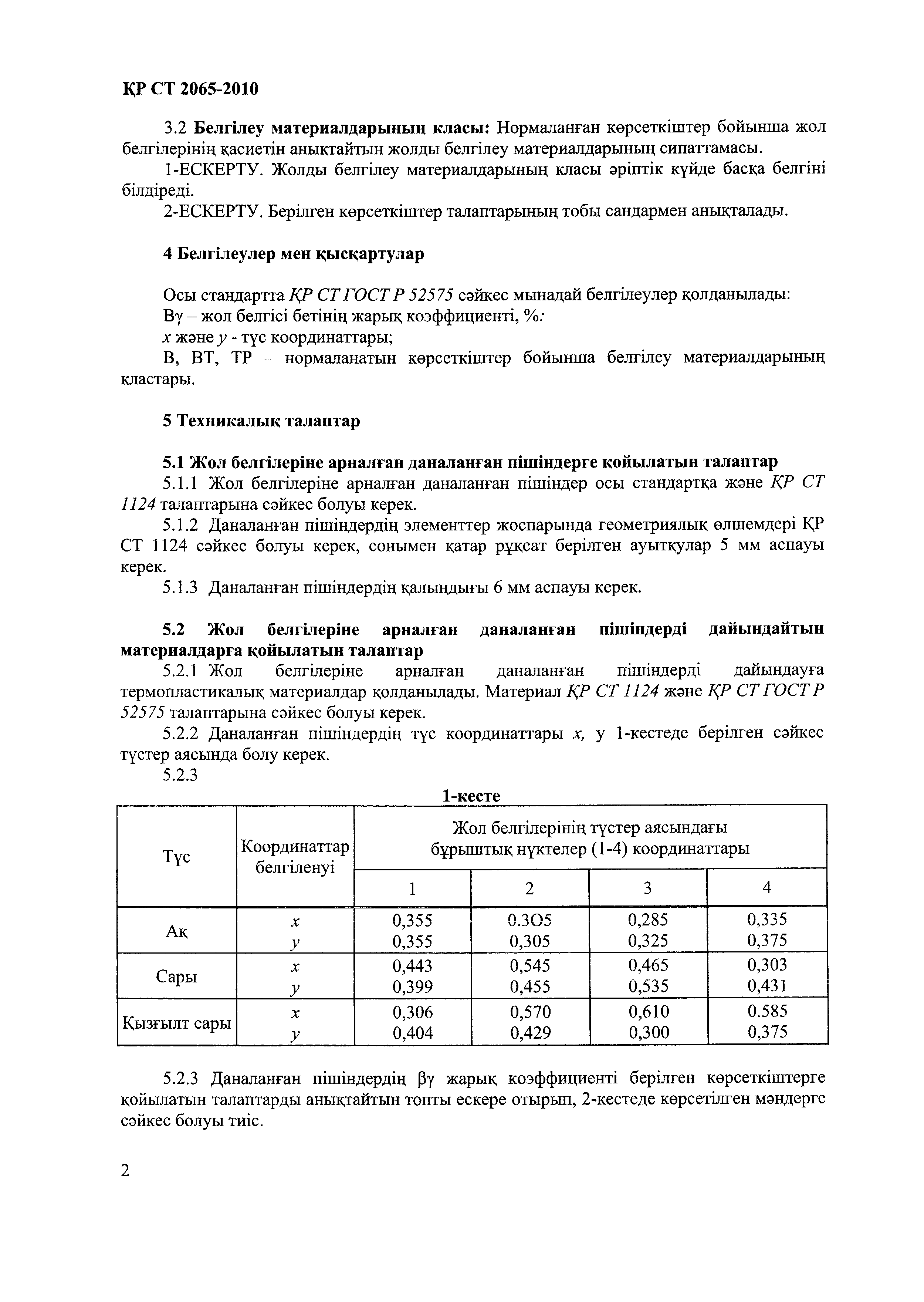 СТ РК 2065-2010