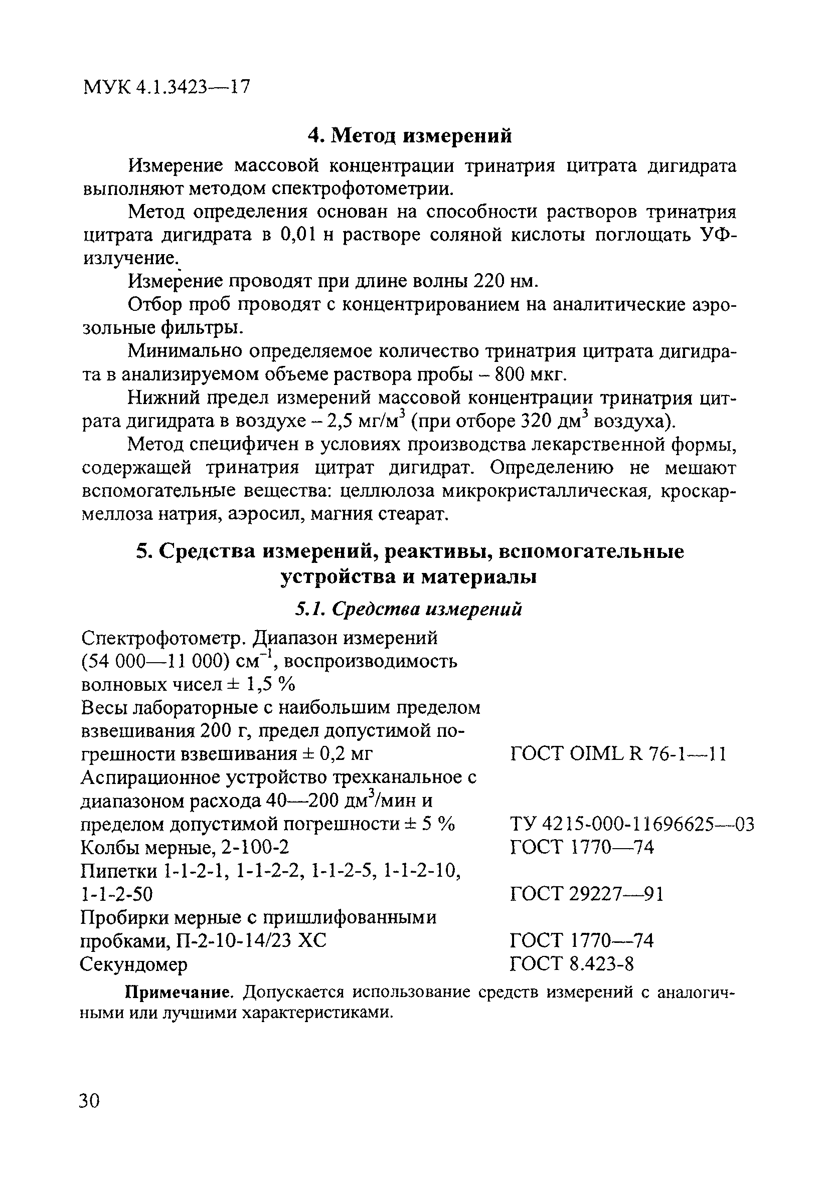 МУК 4.1.3423-17