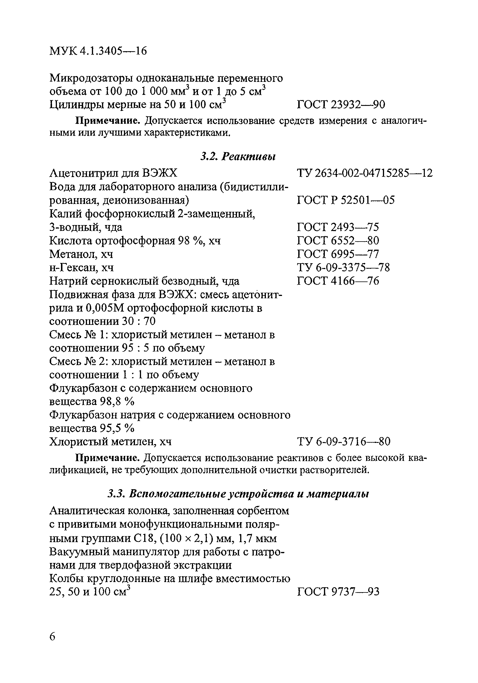 МУК 4.1.3405-16