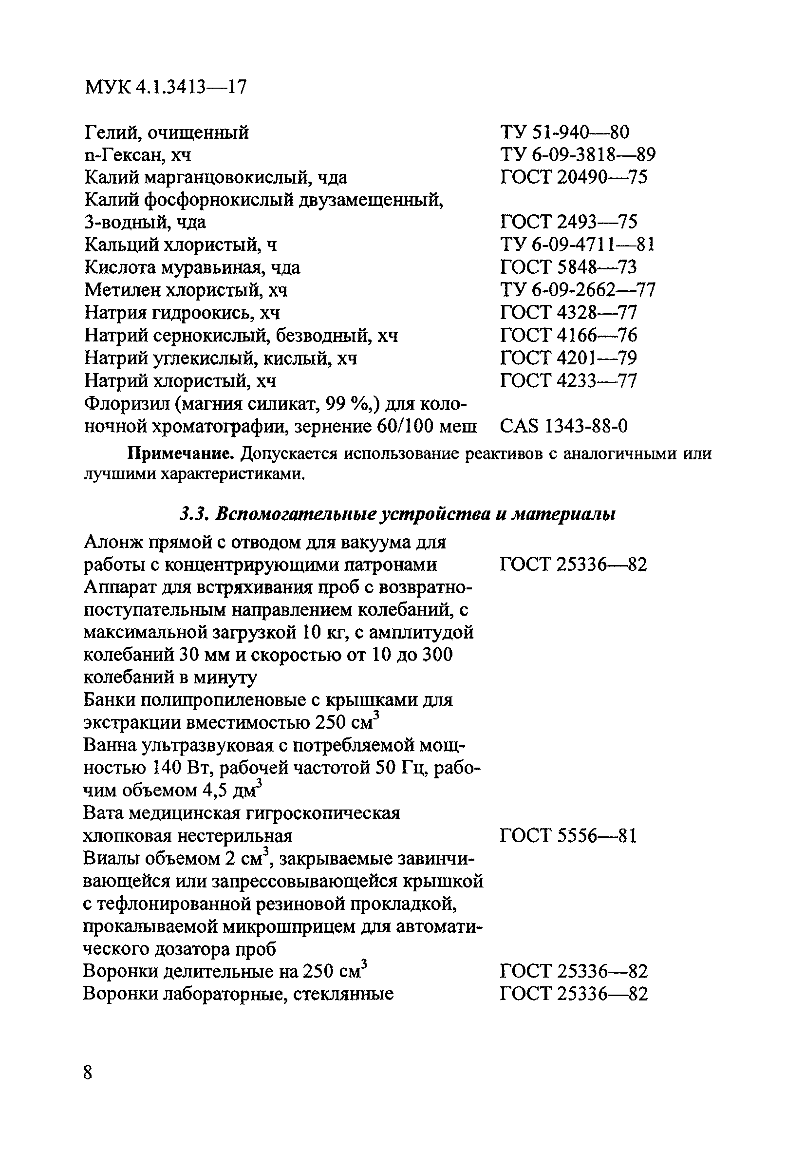 МУК 4.1.3413-17